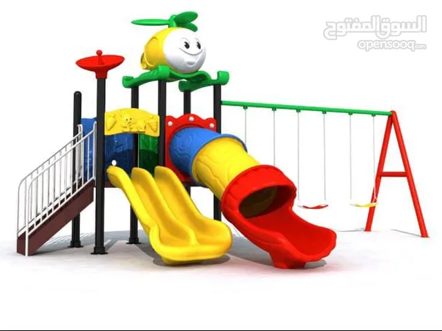 ألعاب مرجيح وزحليق تجهيز روضات طاولات وكراسي سبوارات ارفف دواليب