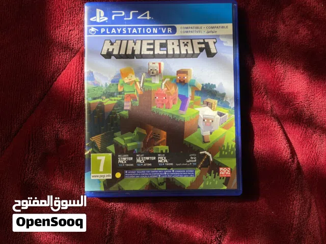 Minecraft used ، مستعملة استعمال جدداااا بسيط وبسعر مميز . حالتها جدًا ممتازة