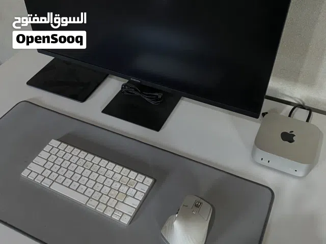 Mac mini M4 - xiamo 2k monitor - apple Magic Keyboard - logi tech mouse and mouse pad