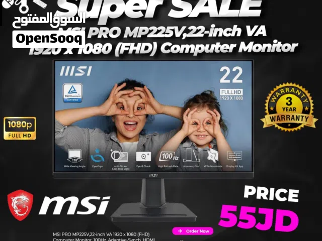 22" MSI monitors for sale  in Amman