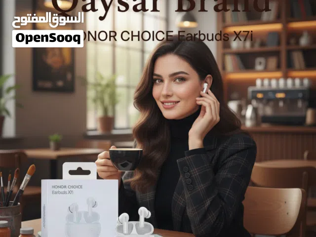 سماعة ايربود هونر honor choice earbuds X7i الحديثة جديدة بالباكيت غير مستعملة أصلية أوربية بروفيشنال