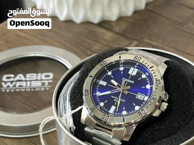 ساعة كاسيو (CASIO) أصلية وجديدة كليًا بورقتها