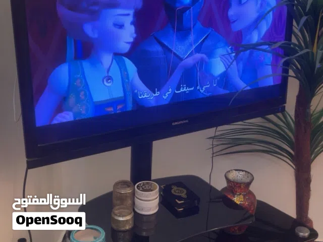 ميز 3 طبقات اسود مع حاملة تلفاز