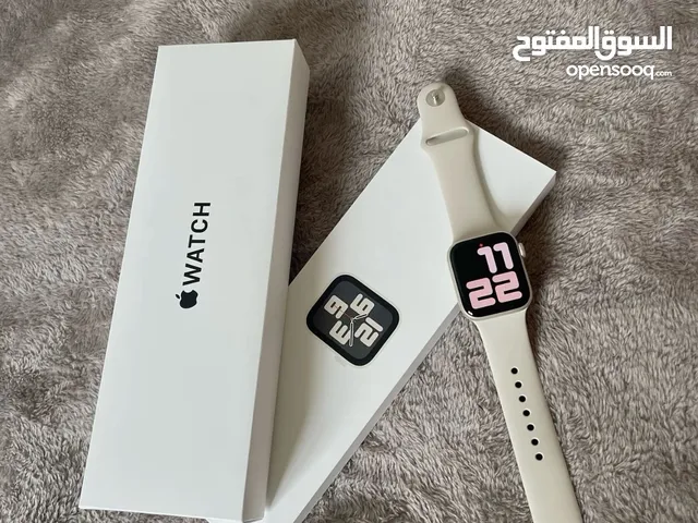 Apple watch 44 mm مستعمل استعمال خفيف و بحالة الجديد