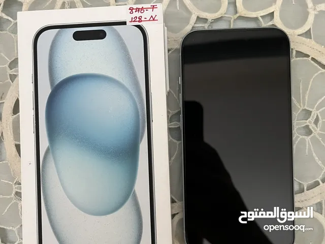 iPhone 15 128 with warranty 11 months like brand new التليفون شبه يديد