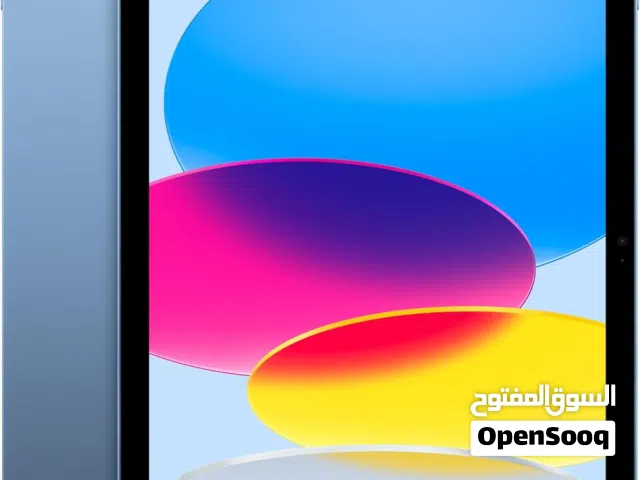 آيباد A16 10.9 انش من أبل بسعة 128 جيجابايت بحالة ممتازة مع الكرتونة والشاحن