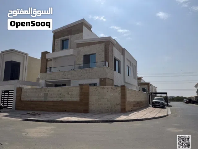 * A فيلا كورنر فاخرة للبيع بالياسمين- عجمان- 6 غرف ماستر -ارض 4315 قدم -موقع استراتيجي قريبة للخدمات