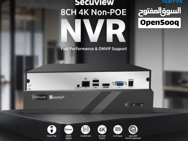Secuview 8CH 4K NVR (Non-PoE)