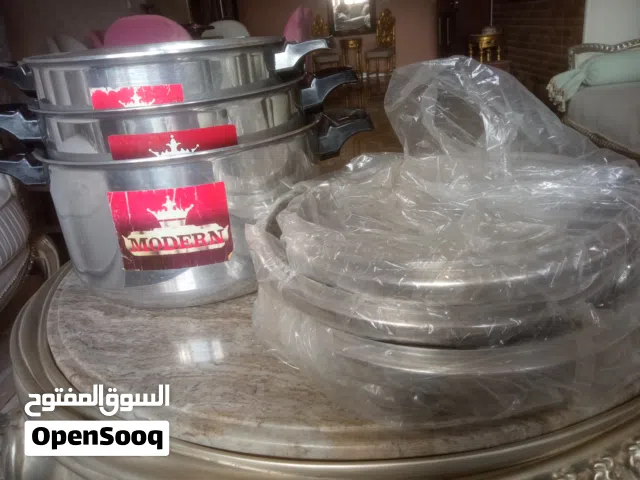 للبيع طقم  حلل الالومنيوم مودرن ماركة  مجدى عفيفي  الأصلية  المتينة الالومنيوم السميك  لم تستعمل