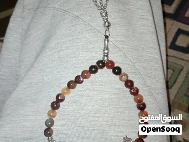سبحه من انواع العقيق المختلفة