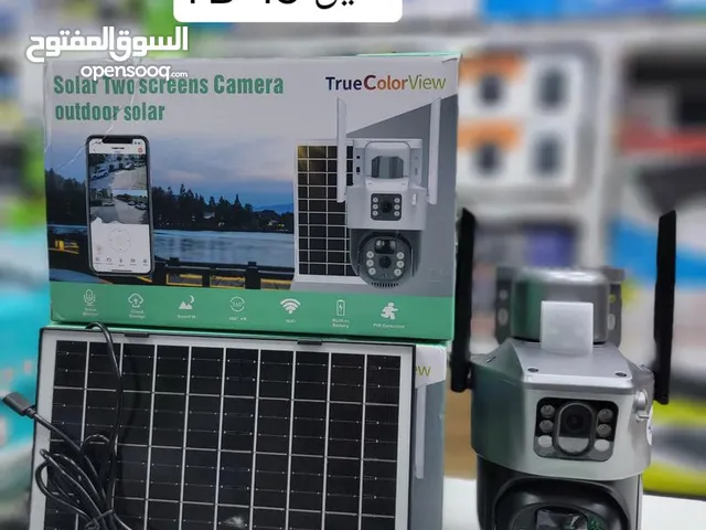 كاميرات مراقبة ابو لوح شمسي فورجي تشغل ب اي شريحة وتشاهد وتراجع من اي مكان في العالم وتحفظ لاذاكرة ت