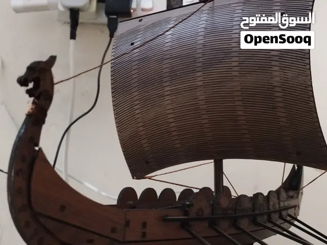 نموذج خشبي تفصيلي لسفينة فايكنغ