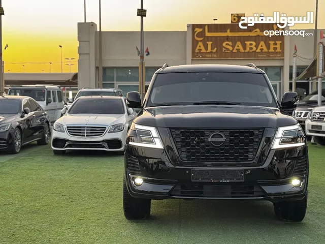 NISSAN PATROL TITANIUM LE V8 GCC MODEL 2021 نيسان باترول تيتانيوم 8 سلندر خليجي موديل 2021