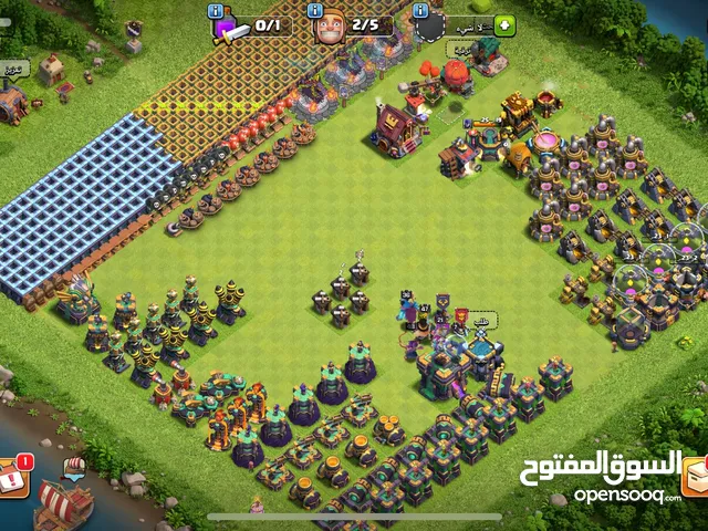 حساب كلاش أوف كلانس تاون 14 ماكس