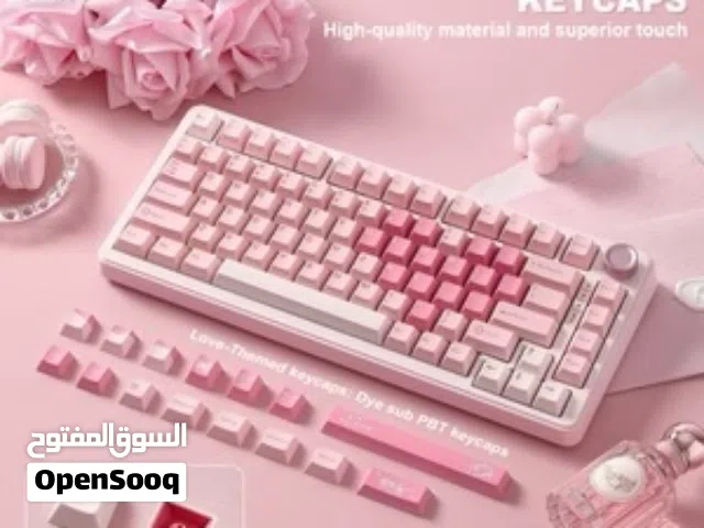 YUNZII B75 Pro Pink Wireless Mechanical Keyboard