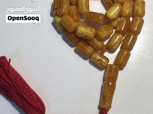 مسبحه تراب كهرمان قديم ريحه فواحه