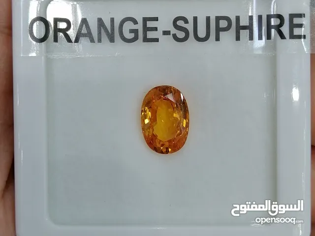 Natural orange sapphire