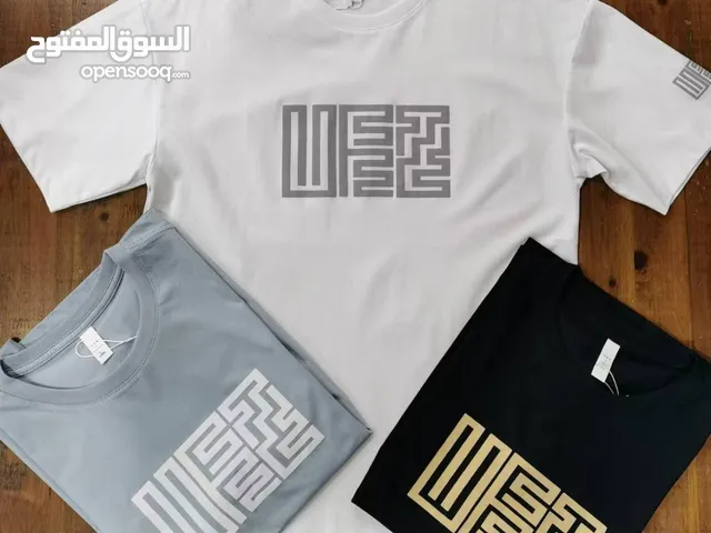 تيشيرت صيفي حلقه هاف رجالي خامه مغسول قطني ليكرا الاصليه