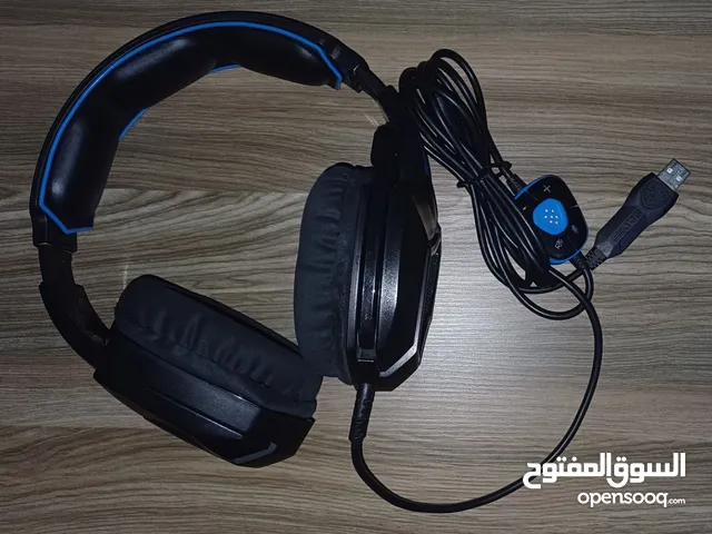 سماعة sadesR9 gaming headset7.1USB محيطيه و حالة السماعة ممتاز