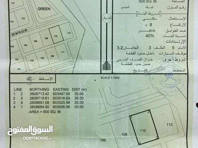 Residential Land for Sale in Al Batinah Nakhl