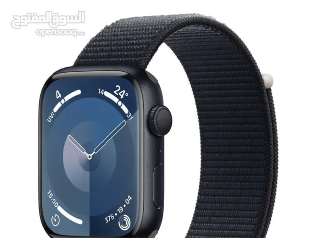 Apple Watch Series 9 GPS 45mm Brand new   ساعة ابل جديدة بالكرتون من شرف ديجي سعرها 180 ريال