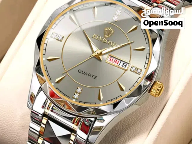 ساعة رجالي روعه بسعر جميل جدآ ضد الماء ماركة