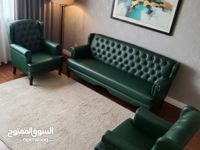 اثاث المكتبي كنب مكتب جلد فخم سعر الجملة مع توصيل وتركيب