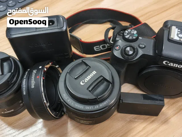 كانون M50 مع عدسات