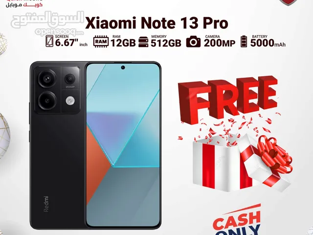 XIAOMI NOTE 13 PRO ( 512GB ) / RAM 12 NEW /// شاومي نوت 13 برو ذاكرة 512 الرام 12 الجديد