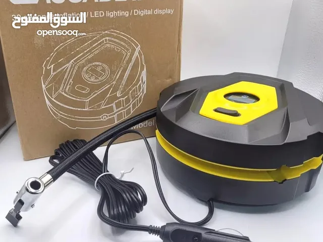 منفاخ إطارات السيارة 12 فولت 10 أمبير - يعمل مع ولاعة السجائر - LED - نفخ لمدة 30 ثانية