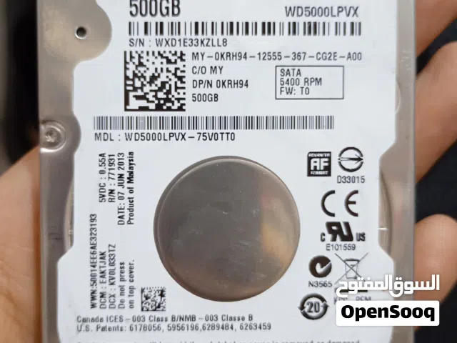 هارد 500 كيكا HDD مستعمل شغال ما بي اي خلل البيع بنظام الفحص تفحص الطلب قبل لا تدفع الحساب