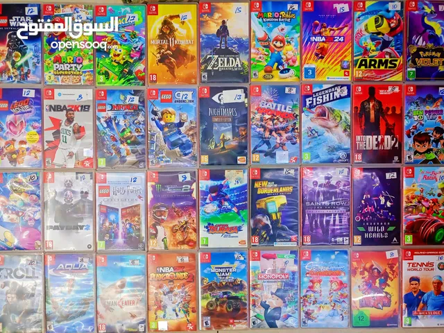 Nintendo switch games collection