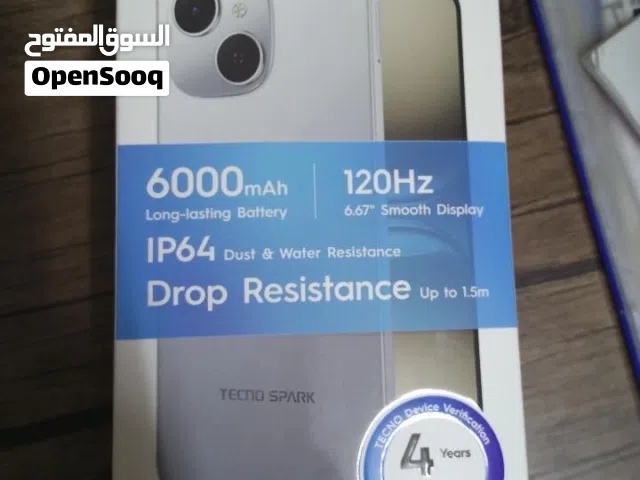 تلفون تكنو سبارك 40c الجهاز نظيف