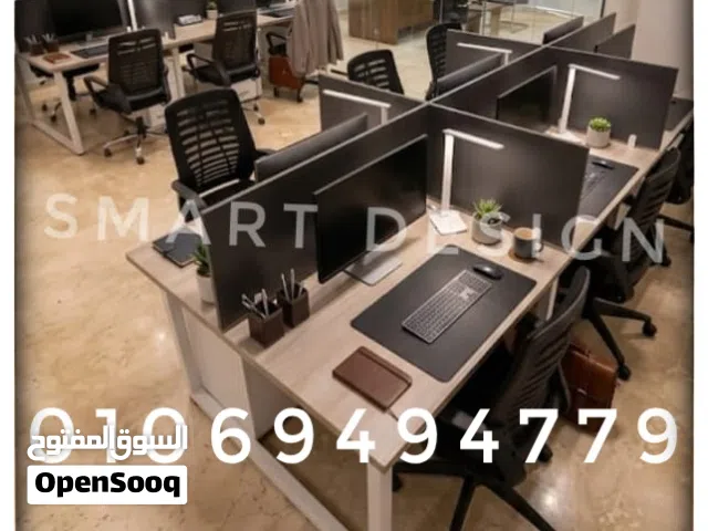 خليات عمل وركستيشن مكاتب موظفين متاح معاينه مجانيه للشركات والمؤسسات بالقاهره والجيزه