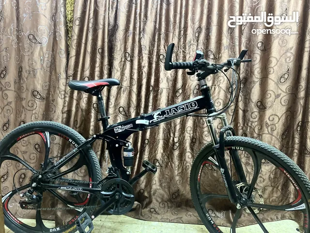 بسكليت قابل للطي أمريكي جنط 26 ابركات غيارات اصنبرصات شصي جديد استخدام 3 أسابيع