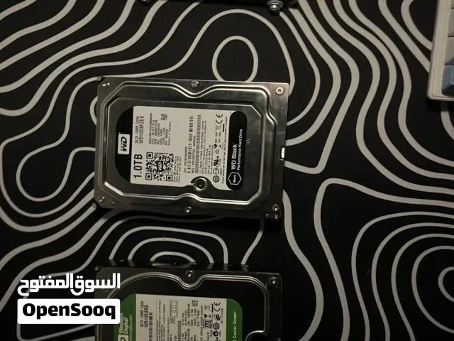 هاردات متنوعه مستعمله شويه 1TB+1TB+500GB