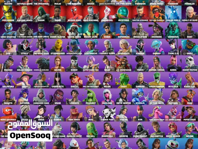 OG Fortnite Account  139 Skins  Spider-Man Superman Polarity  1600 V-Bucks