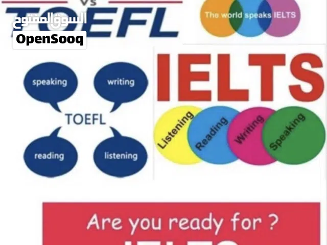 English Courses Ielts , Toefl professional tutoring