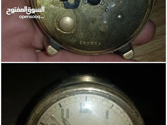 ساعة منبّه قديمة ونادرة من ماركة ROAMER السويسرية الأصلية من مجموعة نادرة جدا تعمل بشكل ممتاز