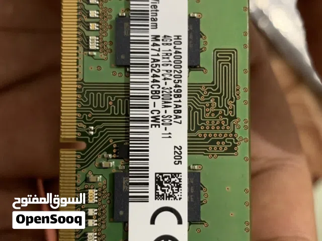 رام لابتوب 4 قيقا تردد 3200