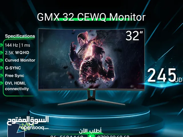شاشه جيماكس 32 انش / بوصة  Gamemax 32 inch  Monitor 2.5WQHD