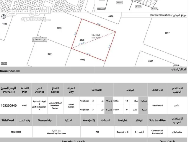 ارض ممتازة للبيع في الجرف الصناعية 3 land for sale in jurf sinaiya 3