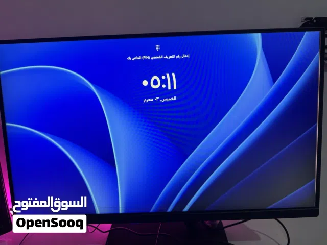 Lenovo All-in-One للبيع – Core i5 الجيل 11 – SSD 512GB - HDD 1000GB فيه نقره ف الشاشه لاكن شغاله
