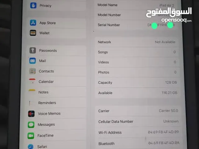 Apple iPad Air 2 128 GB in Sana'a
