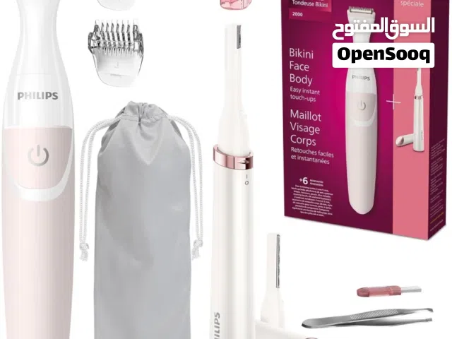 ماكنات ازالة شعر الوجه والبكيني عدد2 من فيليبس Philips Women's Bikini Trimmer and Precision Trimmer
