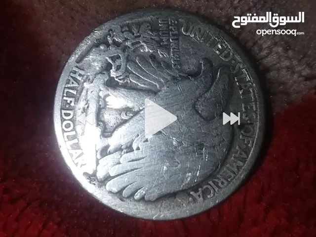 للبيع عمله نقديه امريكيه قديمه هيلف دولار امريكي فضيه صنعت عام 1918 ليبرتي في حاله جيده جدا فمن يرغب