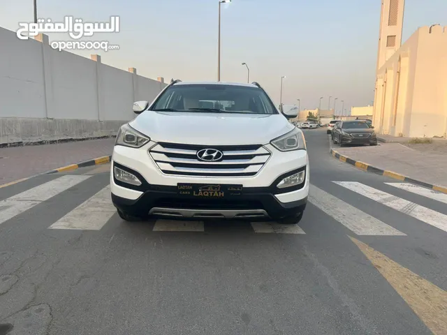 هيونداى سانتافى موديل 2014 خليجى 7 راكب 4 سلندر مثبت سرعة تحكم رنجات حساسات بحالة ممتازة ..