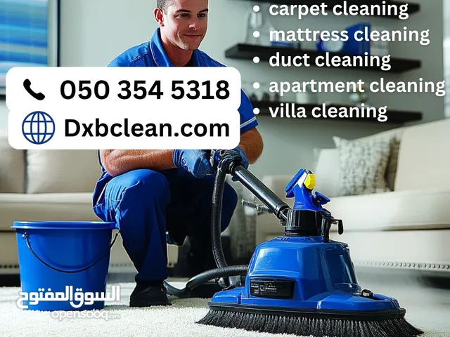 Sofa mattress carpet ac duct apartment villa office cleaning service dubai