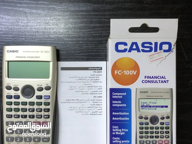 للبيع إلة حاسبة من Casioتستخدم للحسابات المالية لم تستخدم فقط تم فتح العلبة