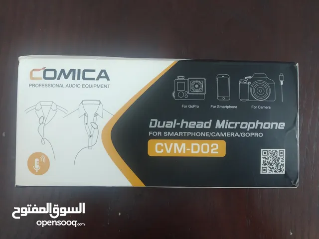 ميكروفون للبيع نوع dual head microphone cvm-do2 السعر المطلوب 500 جنية يستخدم للكاميرات والموبايلات
